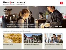 Tablet Screenshot of gastrograubuenden.ch